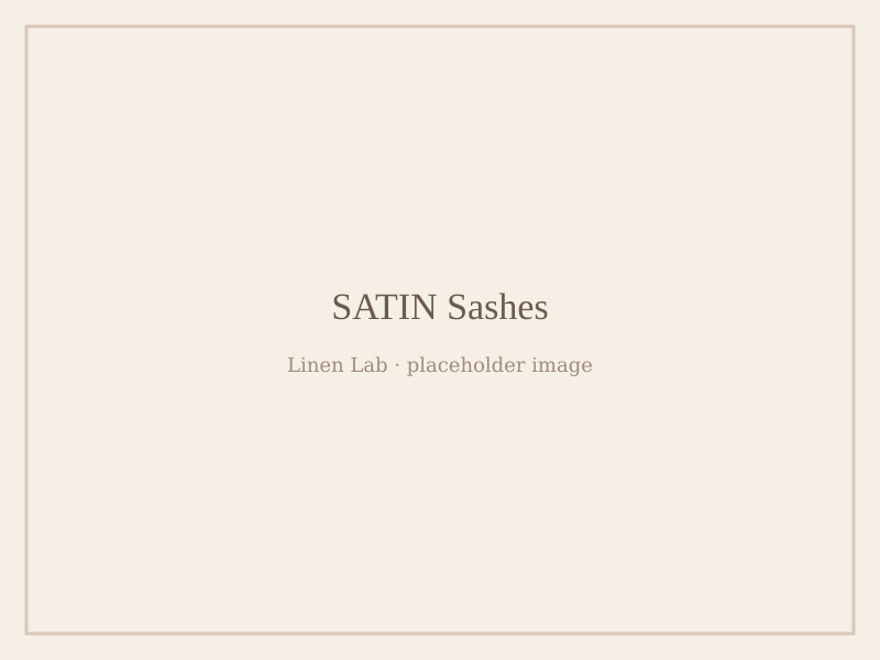 Satin Sashes