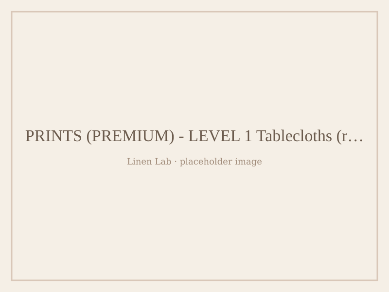 Prints (Premium) - Level 1 Tablecloths — Rectangle