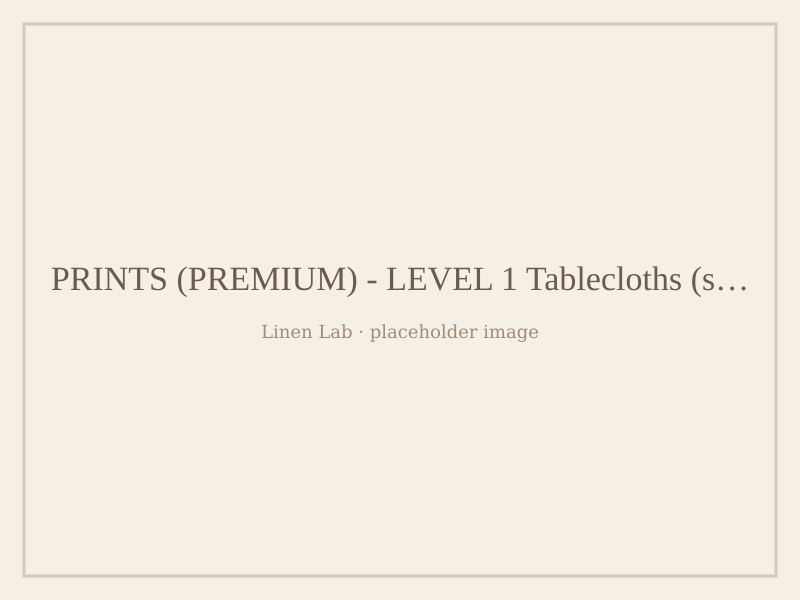 Prints (Premium) - Level 1 Tablecloths — Square