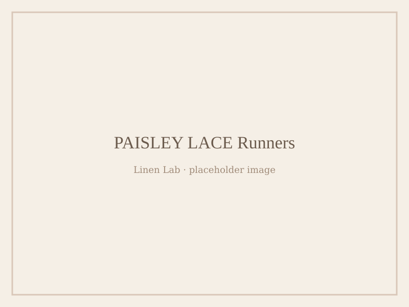 Paisley Lace Runners