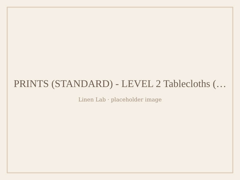 Prints (Standard) - Level 2 Tablecloths — Square