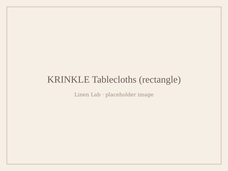 Krinkle Tablecloths — Rectangle