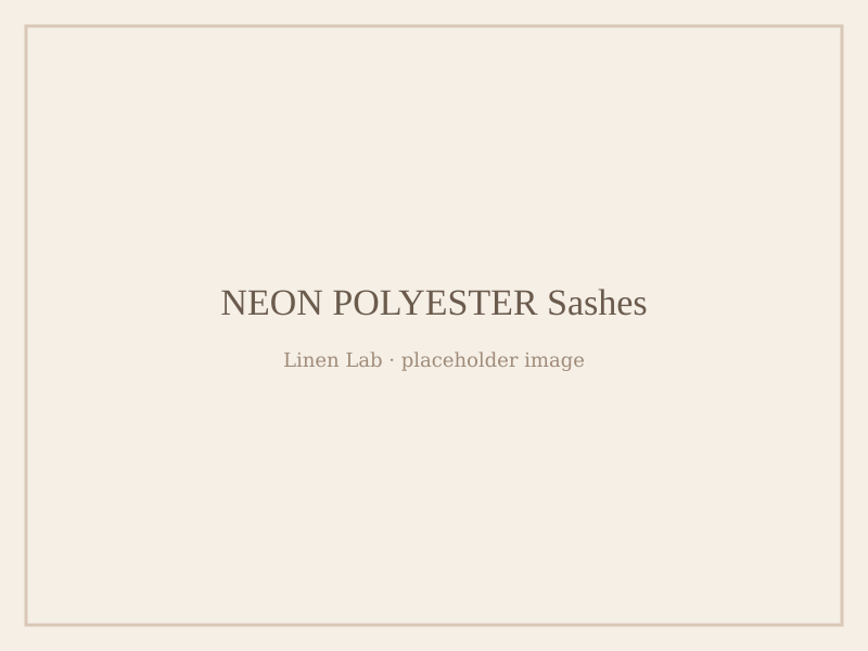 Neon Polyester Sashes