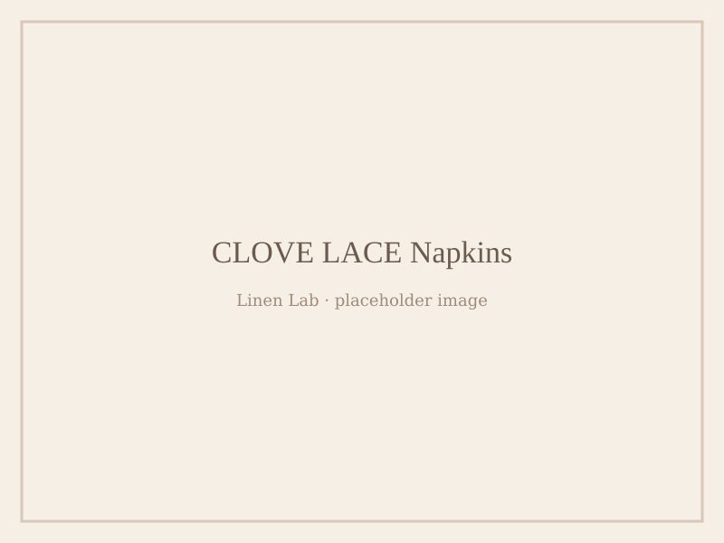 Clove Lace Napkins