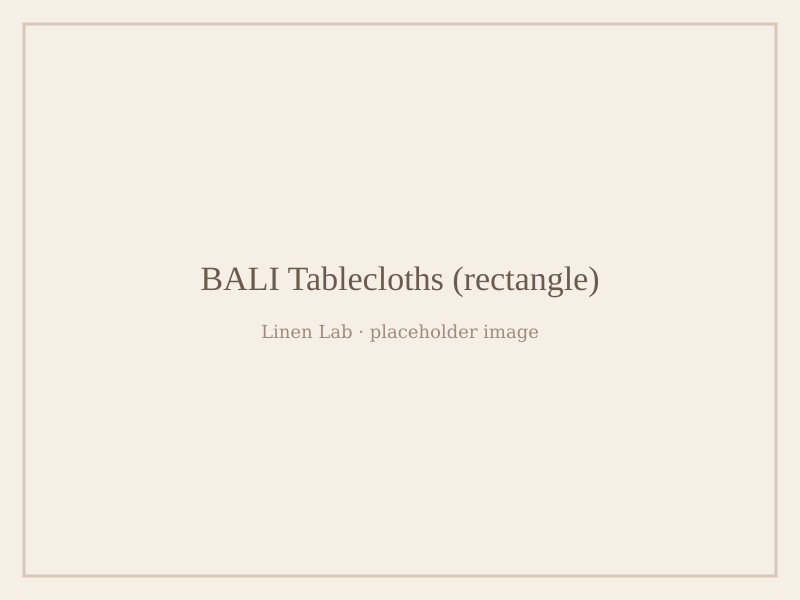 Bali Tablecloths — Rectangle