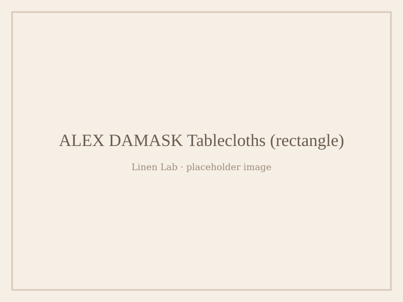 Alex Damask Tablecloths — Rectangle