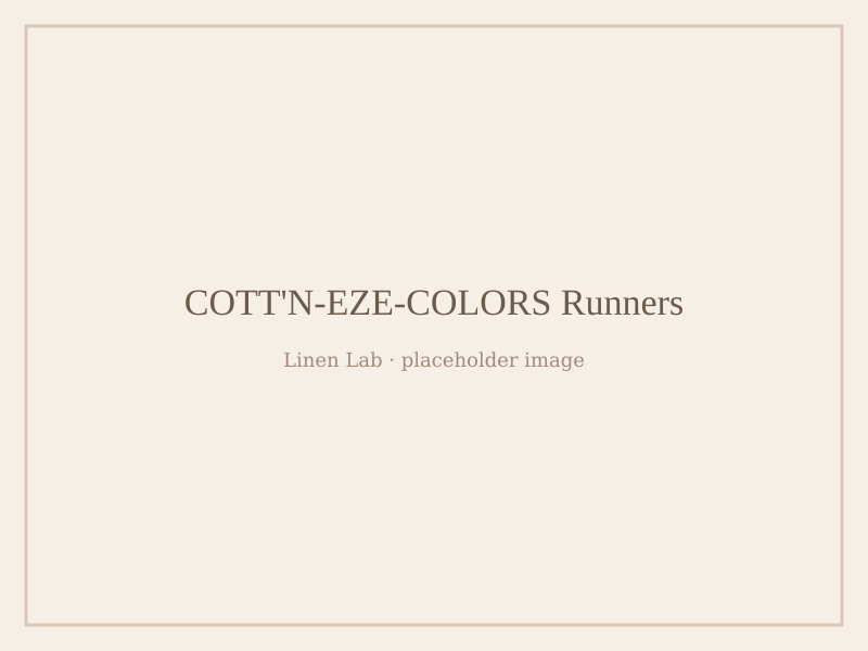 Cott'n-Eze-Colors Runners