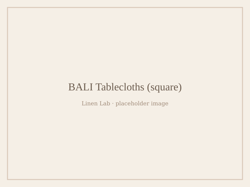 Bali Tablecloths — Square