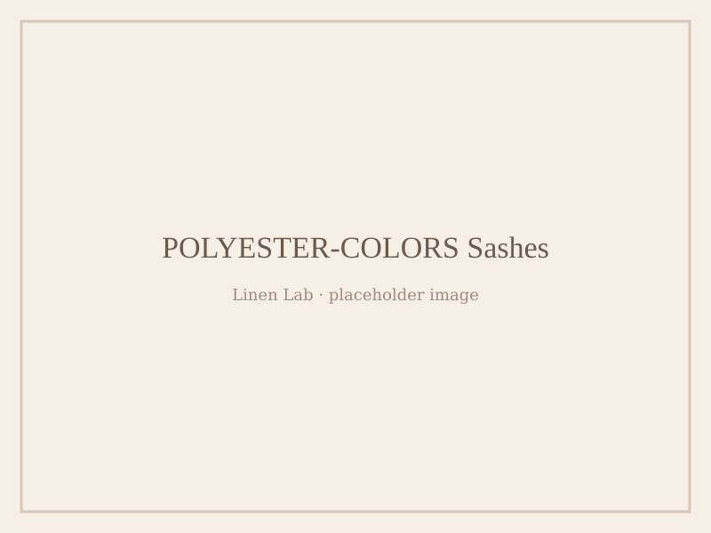 Polyester-Colors Sashes