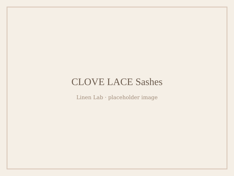Clove Lace Sashes