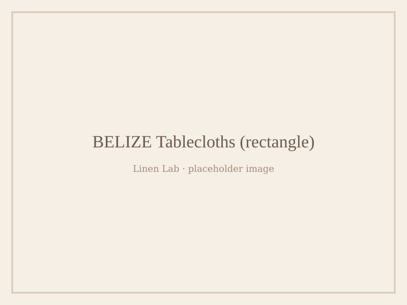 Belize Tablecloths — Rectangle