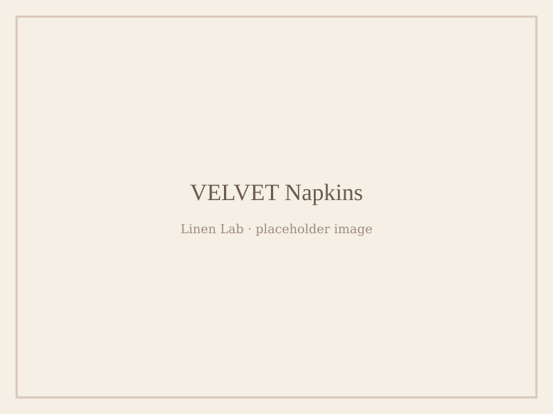Velvet Napkins