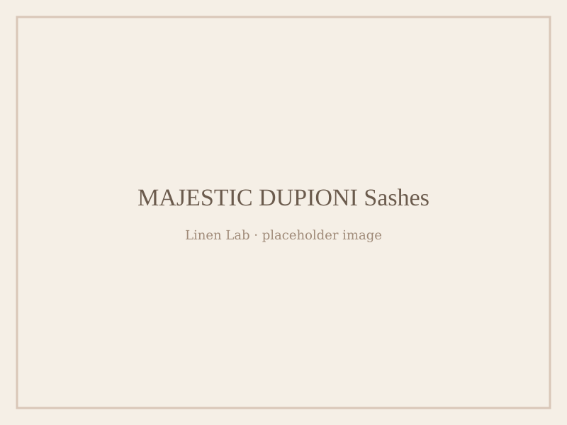 Majestic Dupioni Sashes