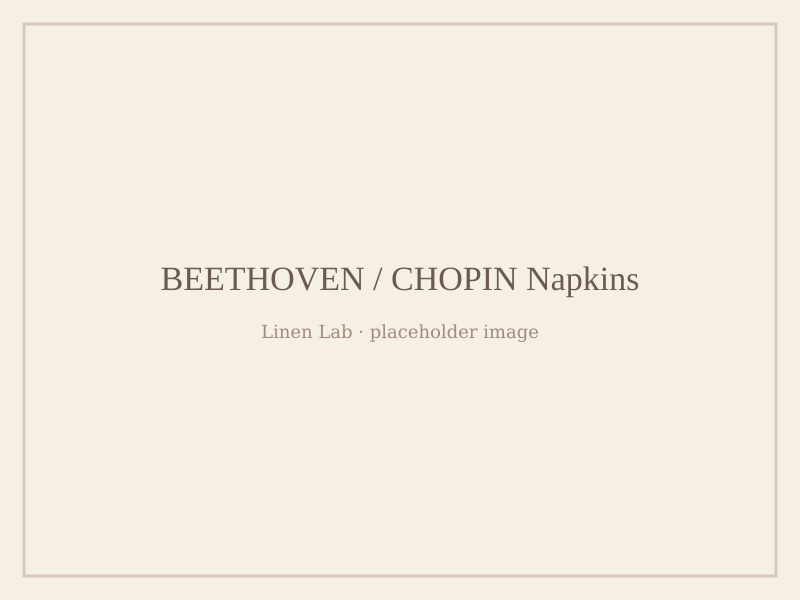 Beethoven / Chopin Napkins